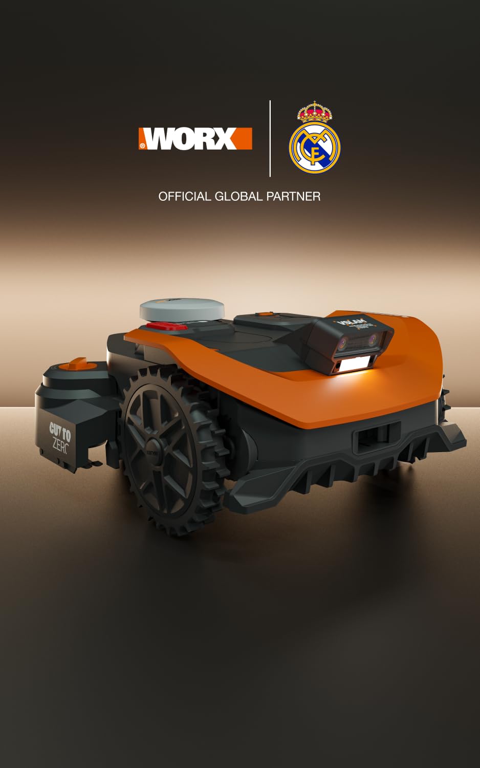 Worx Vision Cloud WR330E, 2WD Robotic Mower without Boundary Wire, 3000 m²