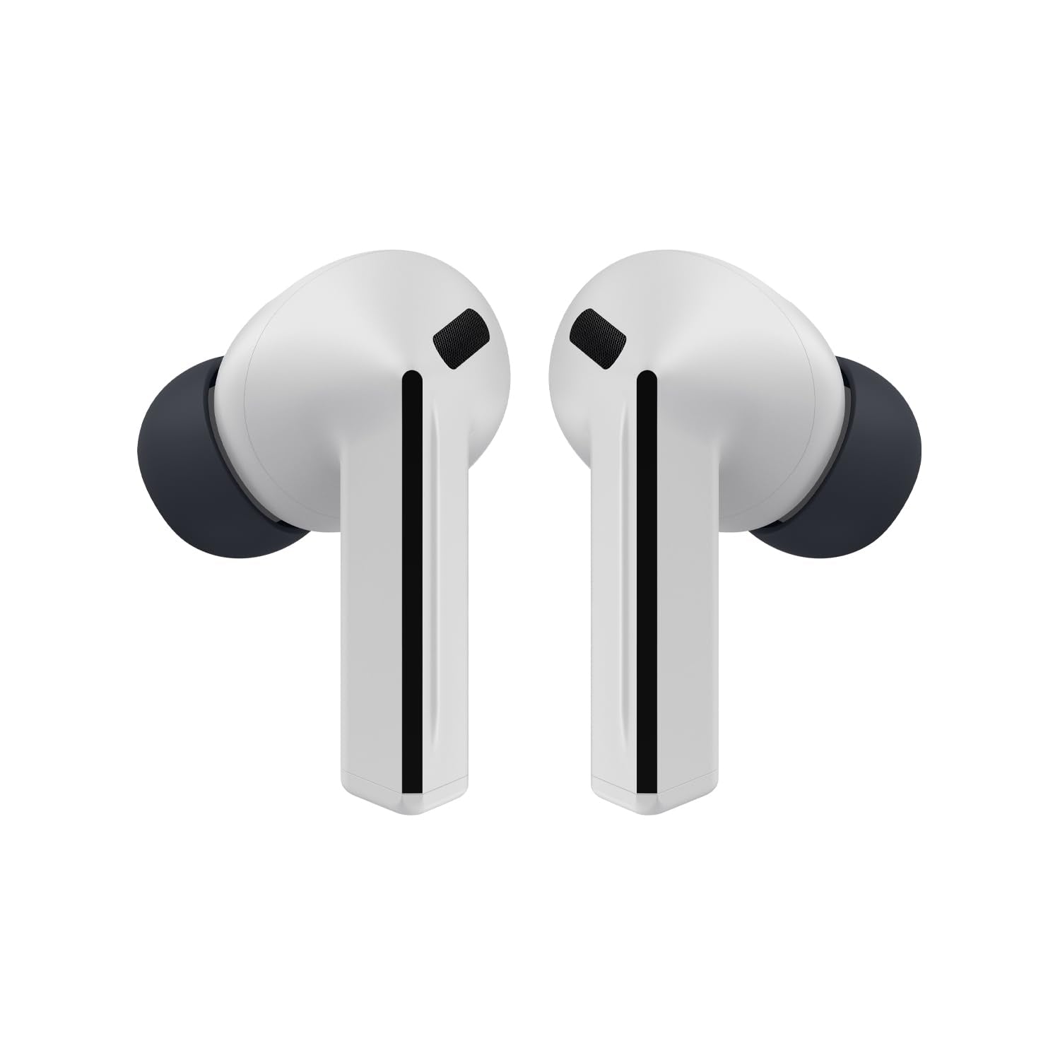 Samsung Galaxy Buds3 FE, wireless in-ear headphones incl. mobeen soft clear case, balanced sound, 360 audio, active noise cancellation & clear call, AI headphones with Gemini, gray - SM-R420