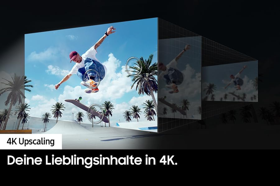 Samsung Crystal UHD TV 4K DU7179 TV 55 inch (138 cm), TV with PurColor, 4K upscaling, gaming hub, Crystal processor, Tizen OS, Smart TV, Alexa, 3D Surround Sound & Q-Symphony