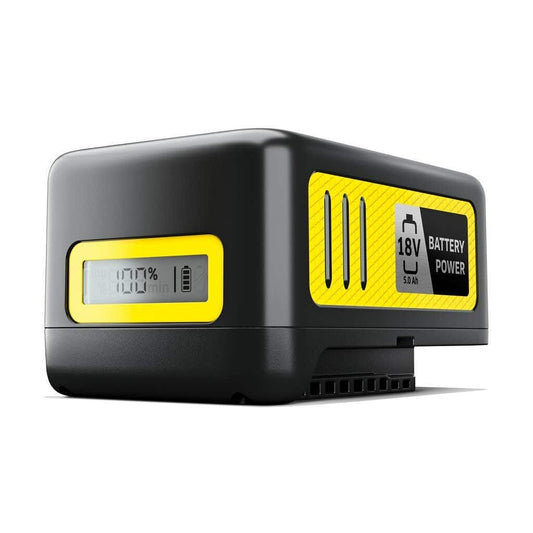 Kärcher Battery Power 18/50, 18 V, 5 Ah (Energy consumption 90 Wh, real-time battery display, lithium-ion battery, extremely robust, temperature management, splash water protected, automatic storage mode) - 2.445-035.0