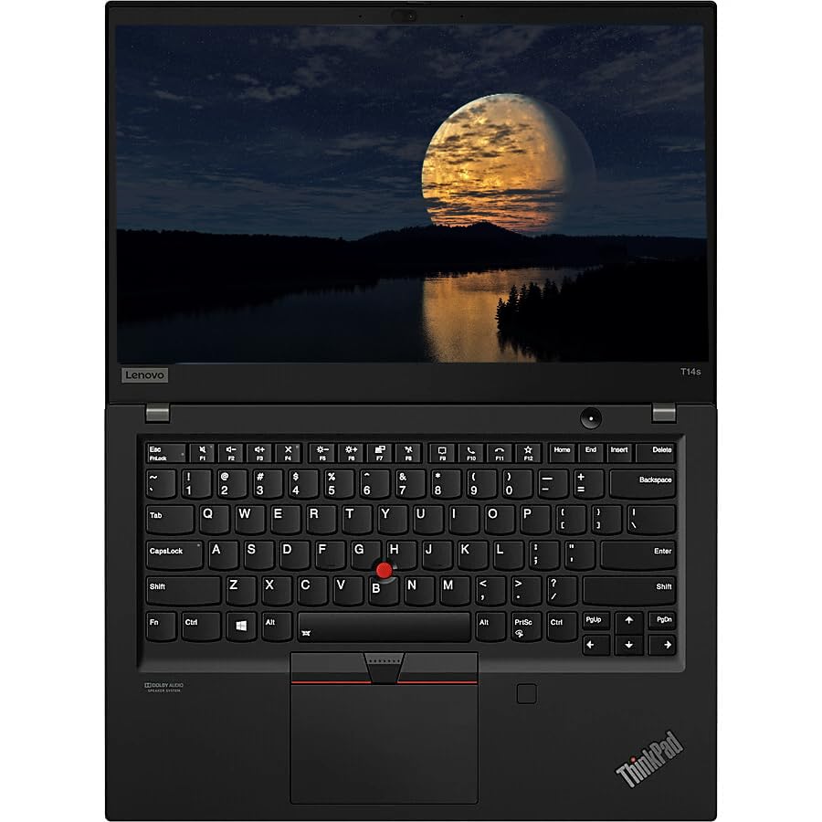 Lenovo Thinkpad T14s Gen 1 Business Laptop, 14 inch FHD (1920x1080), AMD Ryzen 7 Pro 4750U, 16GB RAM, 256GB SSD, QWERTY keyboard, Windows 11 Pro (refurbished)