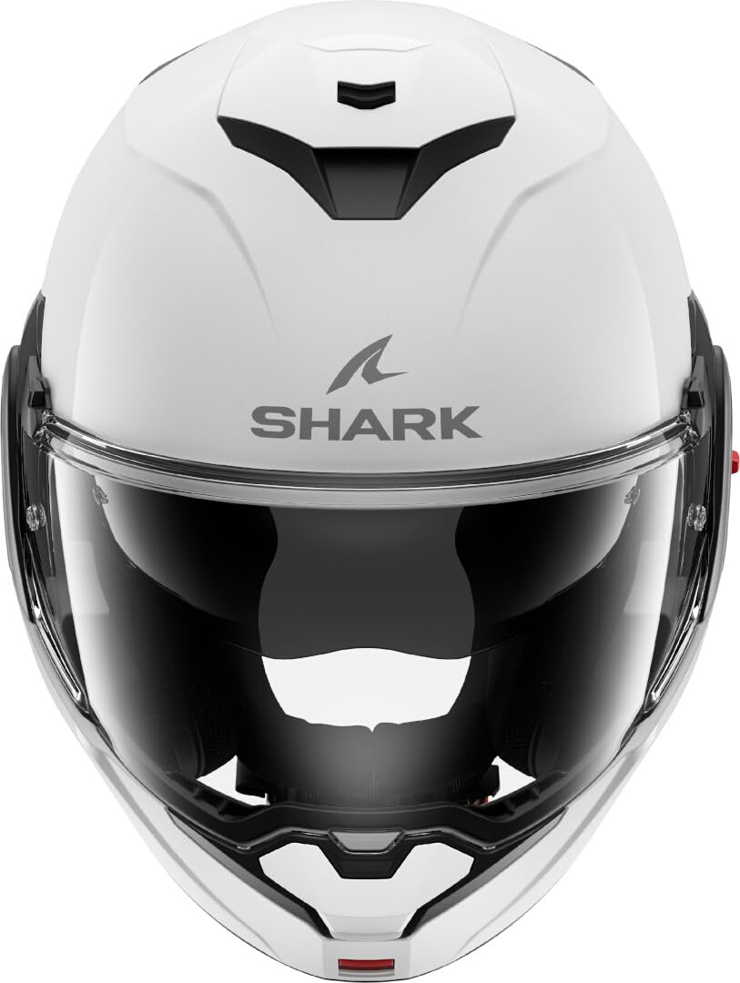 SHARK, Cască moto modulară OXO BLANK Pearly White W05, XL - HE8700EW05XL
