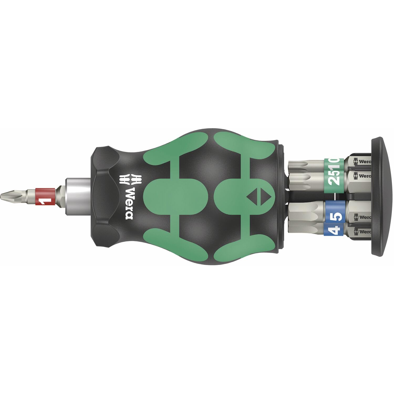Wera 05004179001 Bicycle Set 11, Stubbi screwdriver with bit magazine, 7 pieces