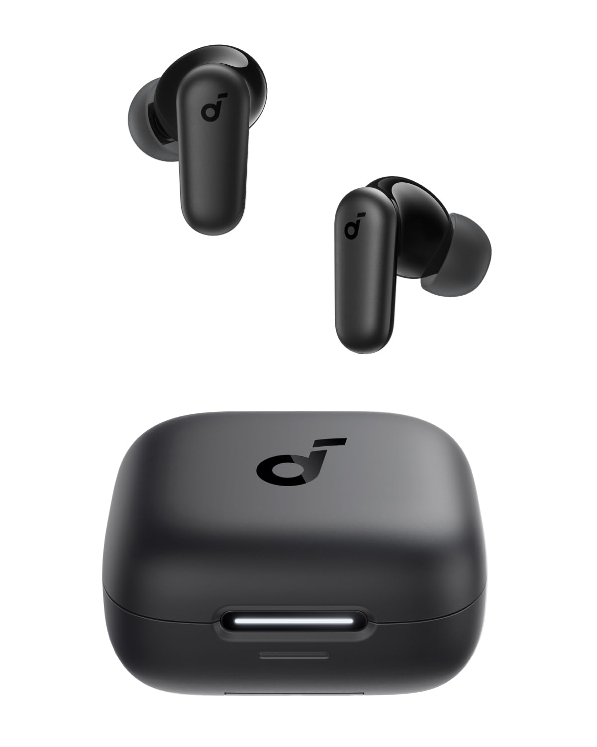 soundcore P30i by Anker Noise Canceling Earbuds, smart noise cancellation, powerful bass, 45h playtime, 2-in-1 case and cell phone stand, IP54, wireless headphones, Bluetooth 5.4 (refurbished)