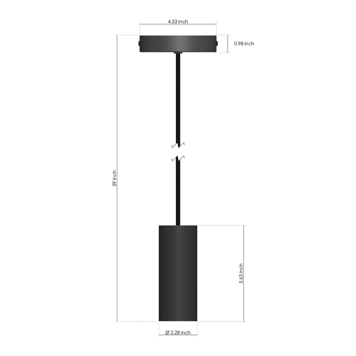 Philips Hue Lightguide Cord with E27 Socket, Black - 929003152101