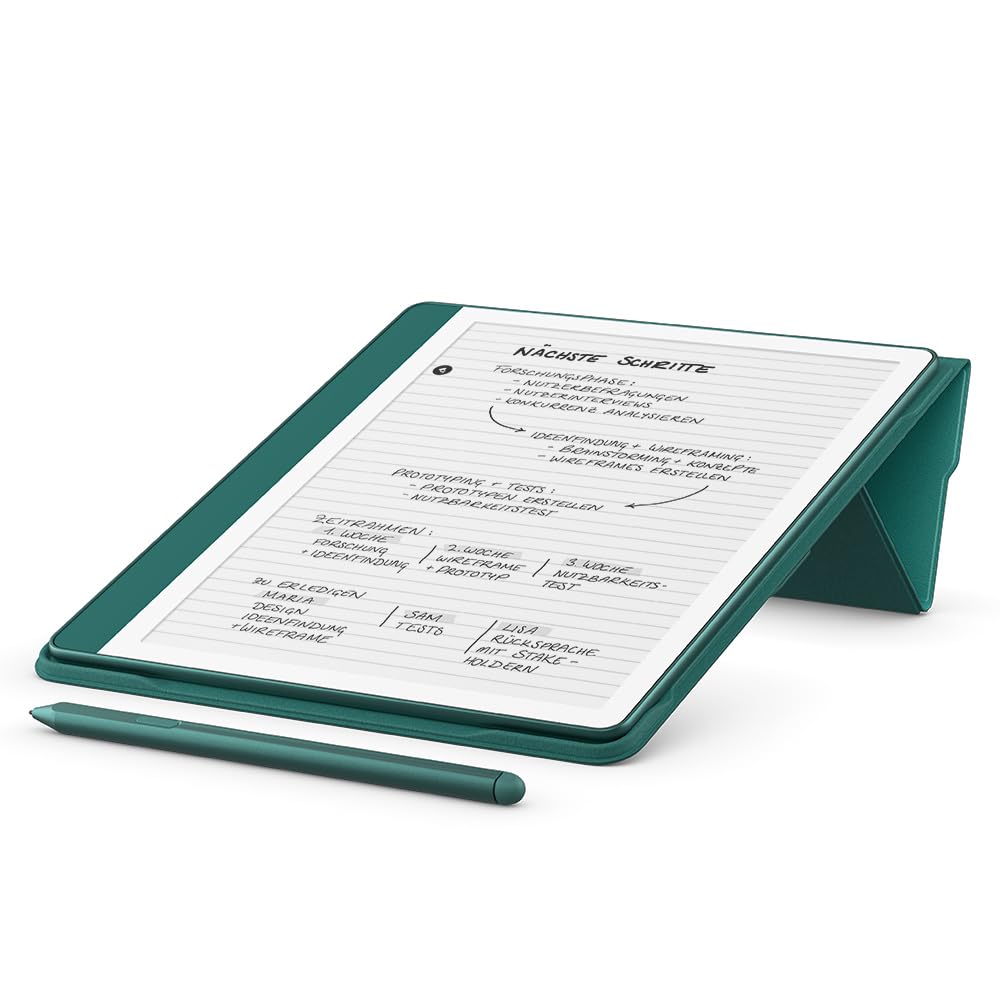 Amazon Kindle Scribe Flip Case with Magnetic Attachment | Slim protective case | Cover made from plant-based material - 53-100135