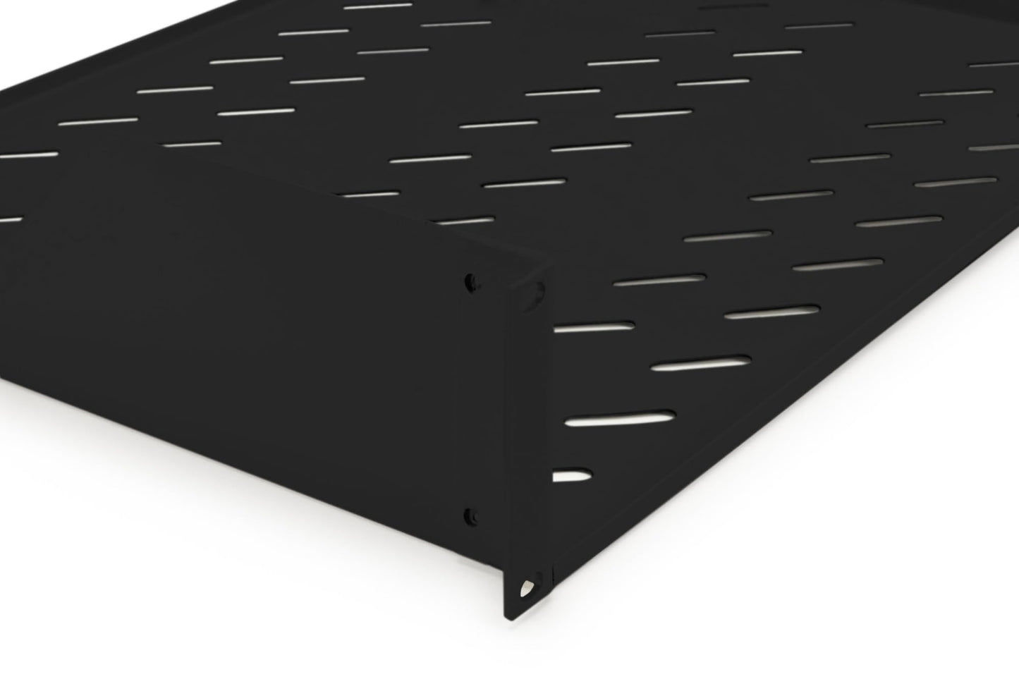 DIGITUS shelf for fixed installation – 19-inch 2U – 352 mm deep – black - DN-19
