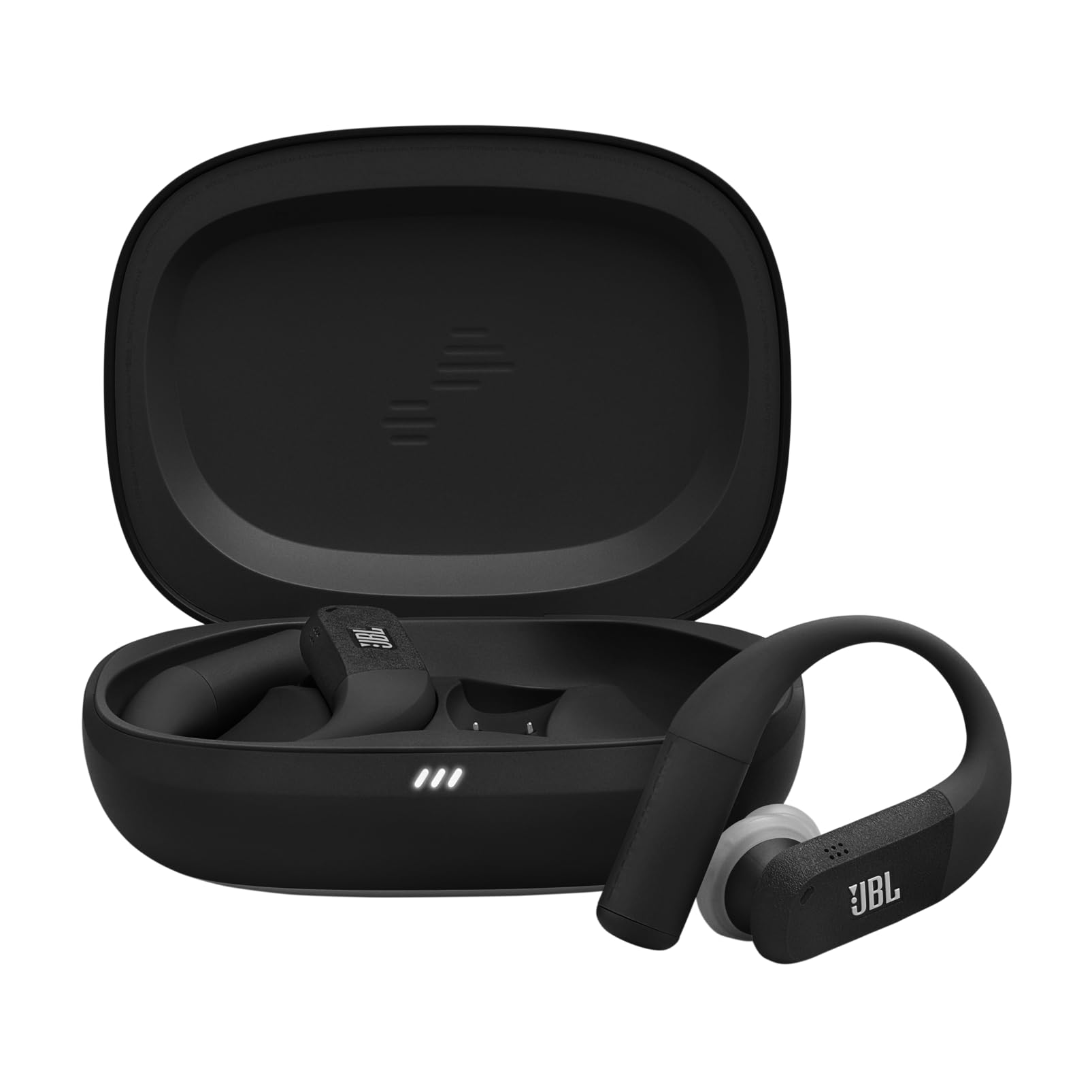 JBL Endurance Peak 4 Wireless Sports Earbuds with Bluetooth, Black/Grey - JBLENDUPEAK4BLKG