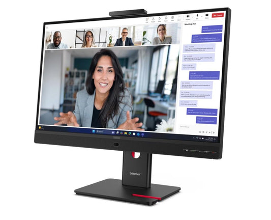 Lenovo ThinkVision T27qd-4v - LED Monitor - 2560 x 1440 QHD @ 120 Hz - IPS - 350 cd/m² - 1500:1 - 4 ms - HDMI, 2x DisplayPort, 2x USB-C - Speakers - Dark Black - 64B8UAT1EU