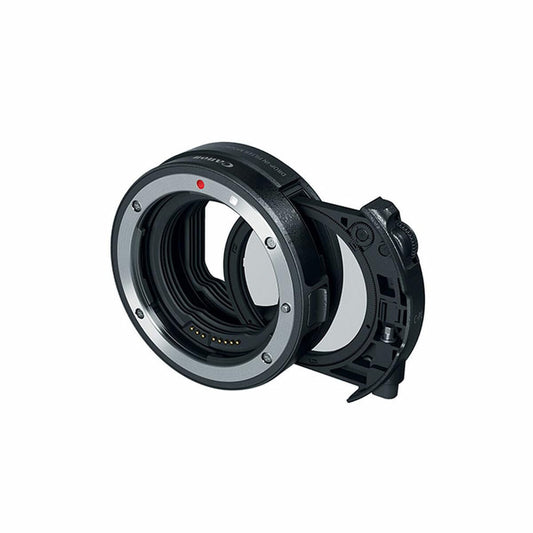 Canon 3442C005 bayonet adapter EF-EOS R with plug-in filter (C-PL: circular polarizing filter A), black