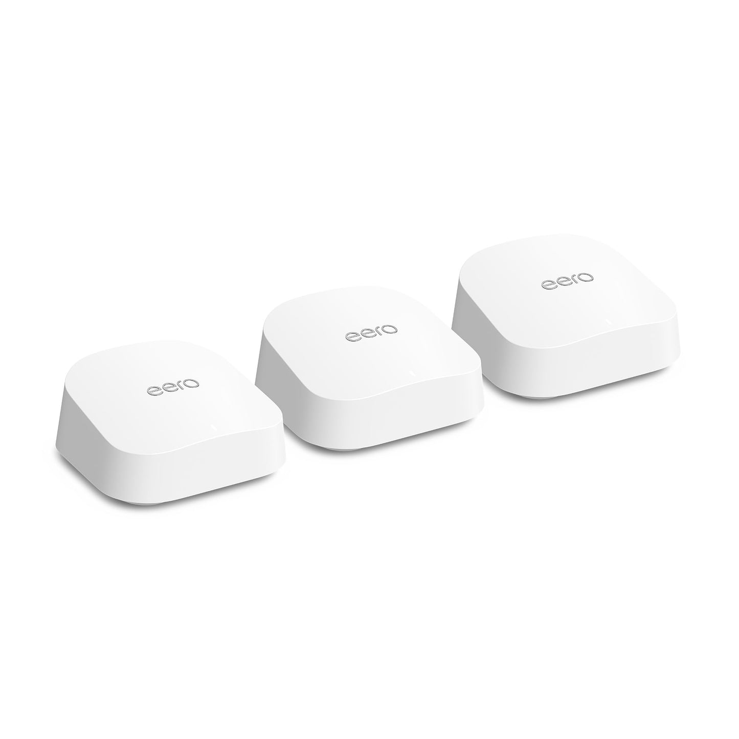 Amazon eero 7 Mesh WiFi Router (Latest Version) | Supports Internet speeds of up to 2.5 Gbps | WiFi coverage up to 560 m² | 3 pack - PA10001