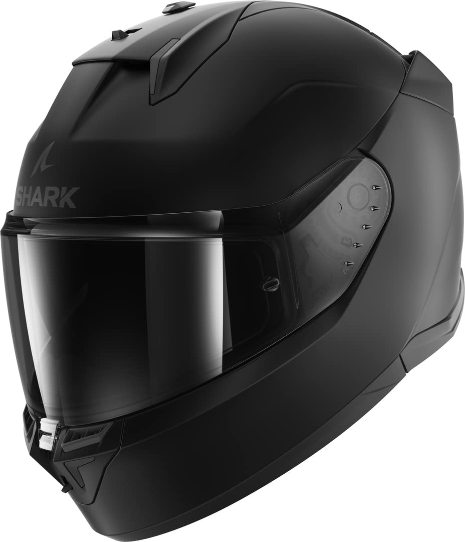 SHARK Unisex D-skwal 3 Integralhelme Motorrad, Schwarz, M EU - HE0900EKMA