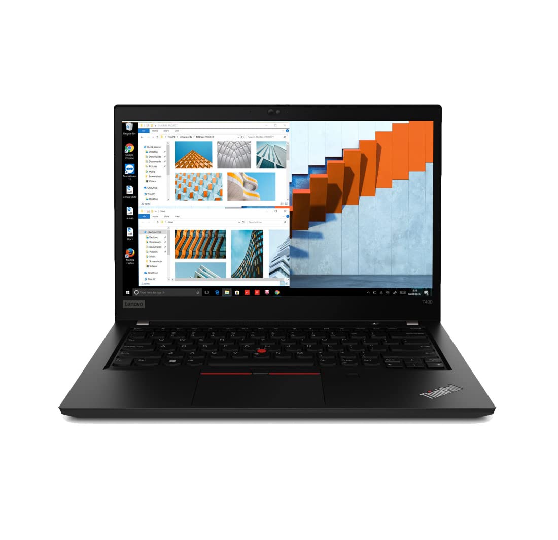 Lenovo ThinkPad T490 14 inch 1920x1080 Full HD Intel Core i5 8265U 256GB SSD hard disk 16GB RAM Windows 11 Pro webcam notebook laptop (recondiționat)