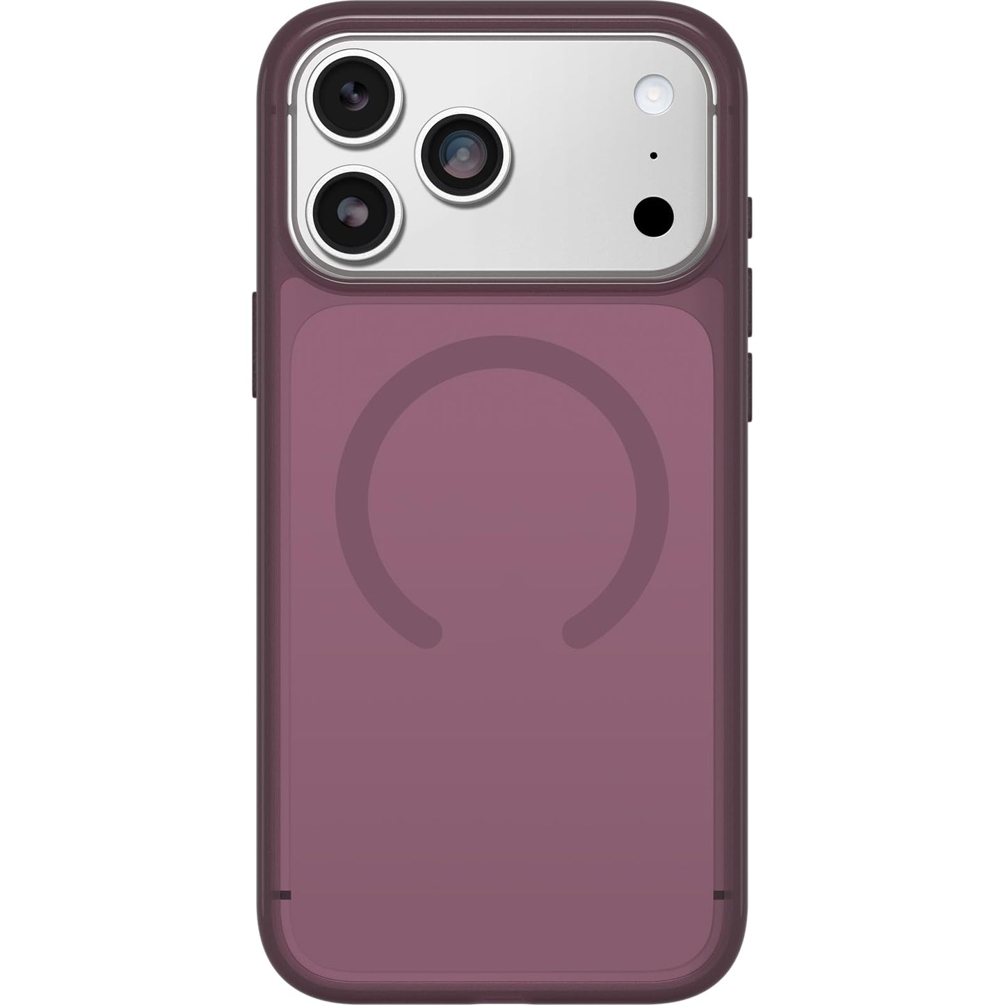 OtterBox Symmetry Series Clear MagSafe Transparent Case for iPhone 17 Pro Max, Shockproof Drop Proof Protective Case, 3X Military Grade Tested, Clear/Pink - 77-98872