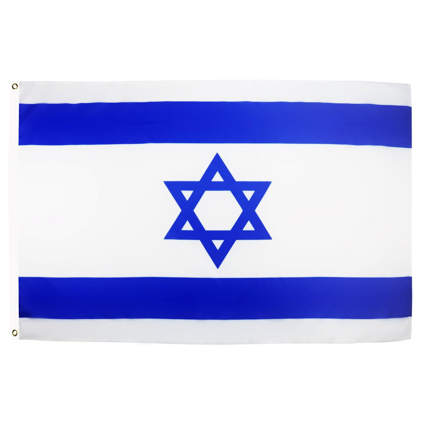 AZ FLAG - Israel Flag - 250x150 cm - Large Israeli Flag 100% Polyester with Brass Eyelets - 300g - K_103