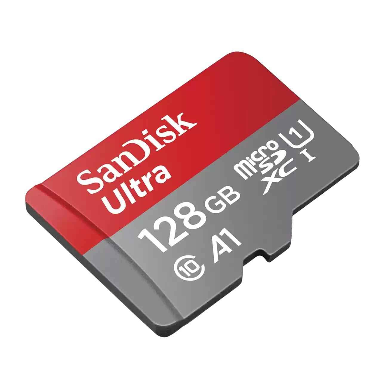 SanDisk Ultra 128 GB microSDXC UHS-I-Karte für Chromebook - SDSQUAB-128G-GN6FA