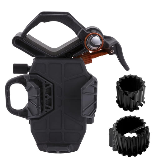 Celestron 81055 NexYZ 3-Axis Universal Smartphone Adapter, Patented Design - Works with Telescopes, Spotting Scopes, Binoculars, Monoculars and Microscopes, Black - CE-AANYZ-81055