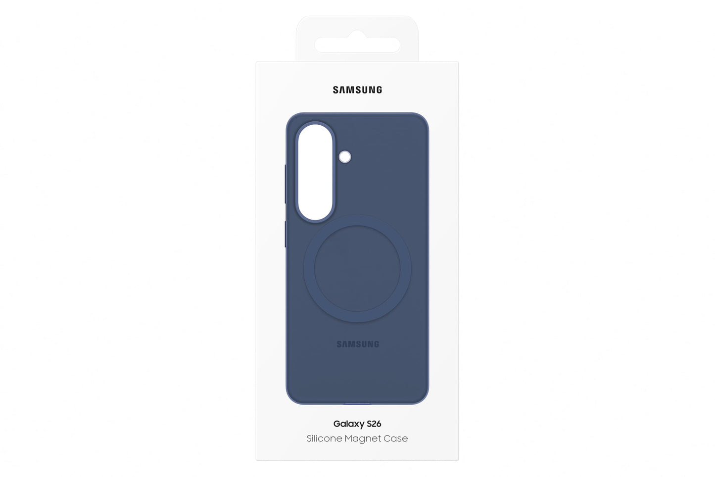 Samsung Silicone Magnet Smartphone Case EF-ES942, case for the Galaxy S26, mobile phone case with magnetic ring for attaching accessories, silicone, protective case, shockproof, thin and easy to grip, Blue Violet - EF-ES942CVEGWW