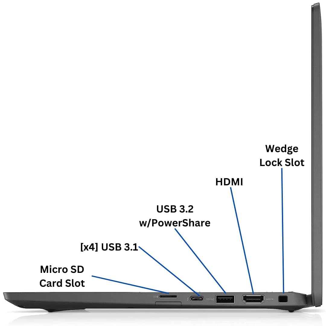Dell Latitude 7420 Business Laptop, 14-inch FHD (1920x1080), Intel Core i7-1185G7, 16GB RAM, 512GB SSD, US QWERTY keyboard, Windows 11 Pro (Refurbished)