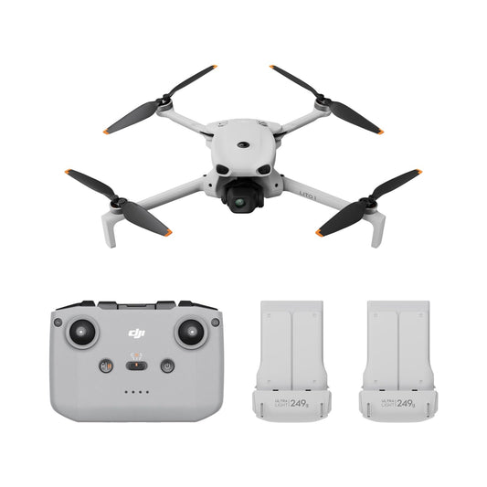 DJI Lito 1 Combo with two batteries with DJI RC-N3, drone with 4K camera for beginners, obstacle detection, ActiveTrack, 4K video & 8K photo, lightweight, for adults, 15 km video transmission, 2 batteries, C0 - 6937224146860