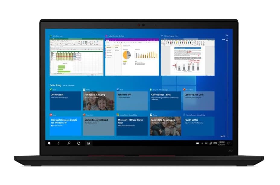 Lenovo ThinkPad X13 Gen 2 13,3 Zoll WUXGA Intel Core i5 1145G7 512GB SSD Festplatte 16GB Speicher Windows 11 Pro Webcam Notebook Laptop (Recondiționat) - 10007759