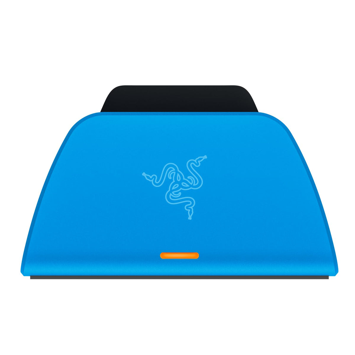 Razer Fast Charging Station - Fast charging station for PS5 wireless controllers (Fast charging, Curved shell design, One-handed operation, Charging via USB) Blue - RC21-01900400-R3M1