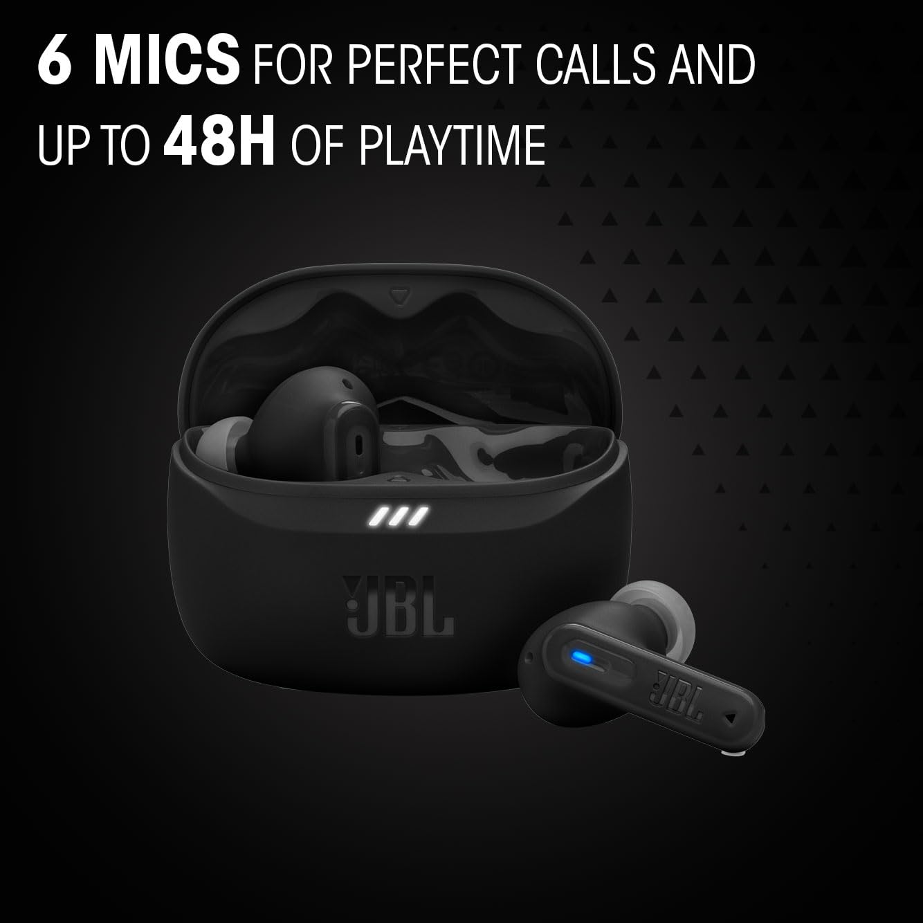 JBL Tune Beam 2, wireless Bluetooth in-ear headphones with noise - JBLTBEAM2WHT