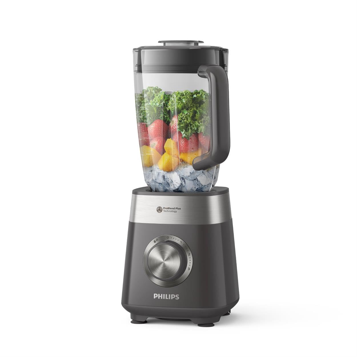 Philips 5000 series blender - 1000 W. 2L maximum capacity. ProBlend Plus technology. Dishwasher-safe parts. Black (HR3020/20)