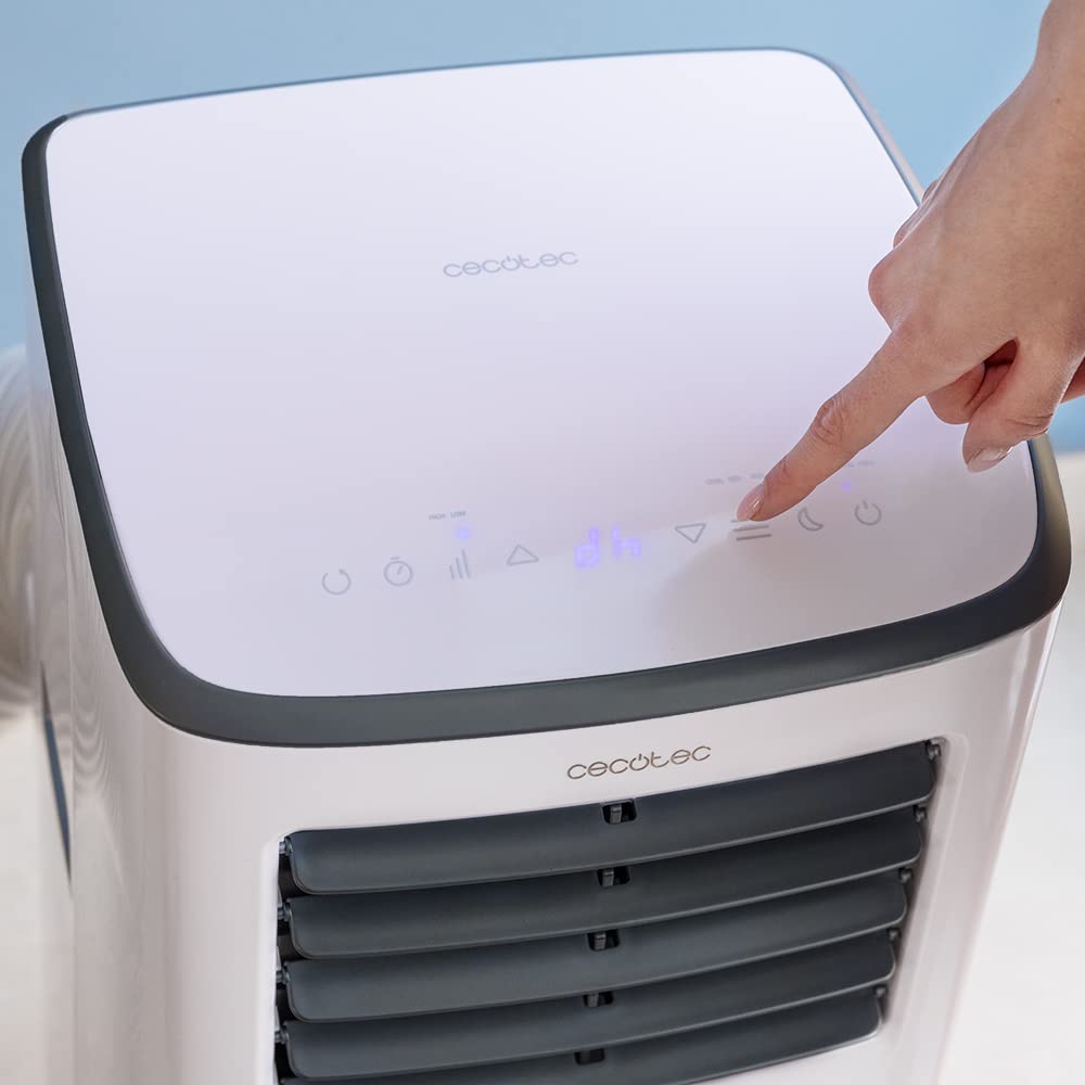 Cecotec portable air conditioner connected to remote control and WiFi Forceclima 7500. 7000 BTU, touch control and LED screen, timer, coverage of up to 20 m2 - 08172