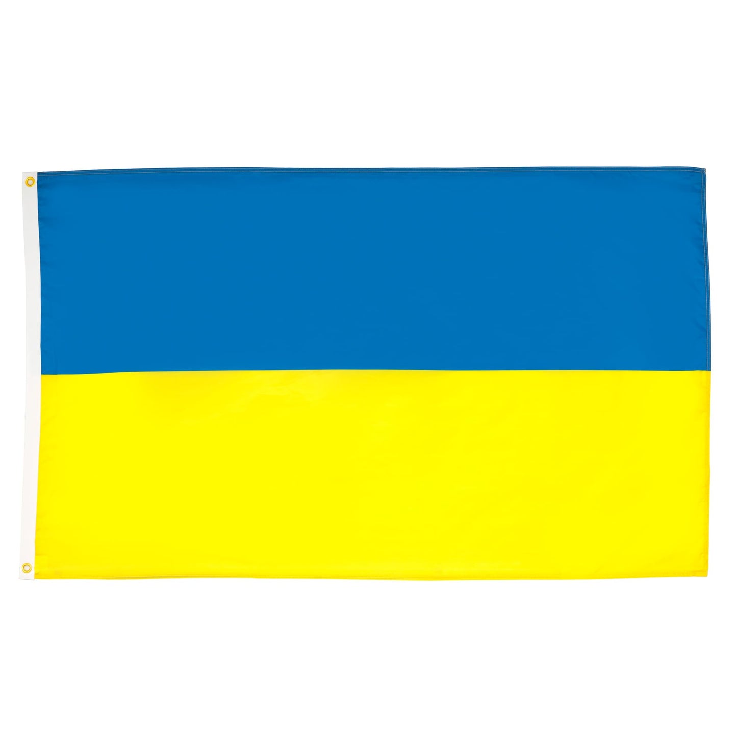 AZ FLAG - Ukraine Flag - 250x150 cm - Large Ukrainian Flag 100% Polyester with Brass Eyelets - 300g - K_214