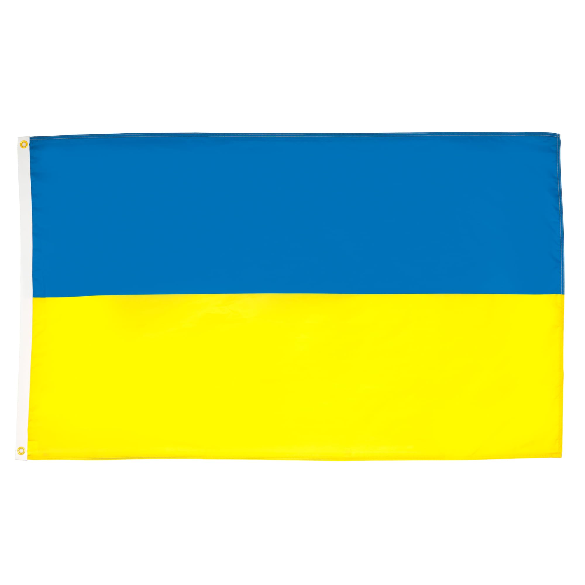 AZ FLAG - Ukraine Flag - 250x150 cm - Large Ukrainian Flag 100% Polyester with Brass Eyelets - 300g - K_214