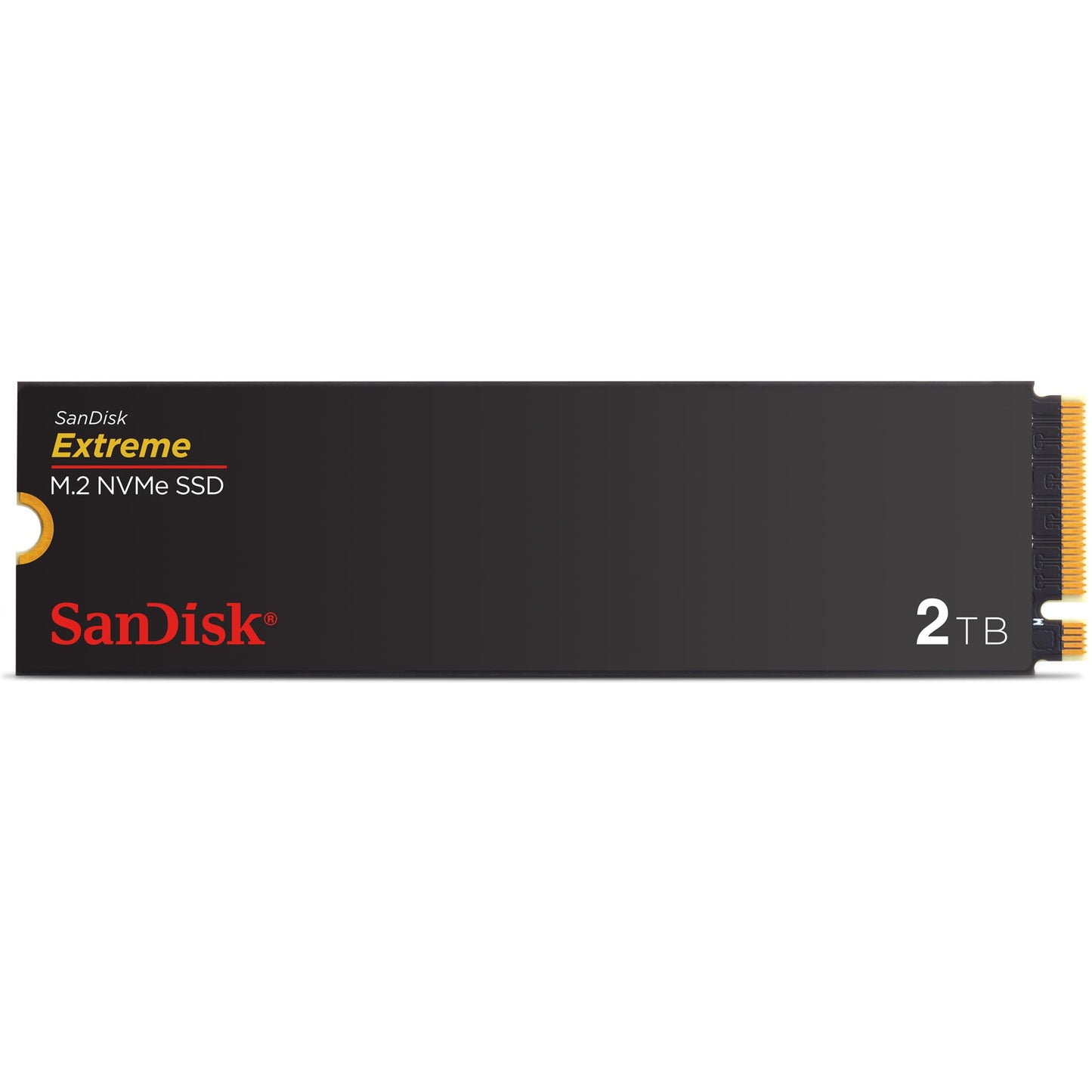 SanDisk Extreme M.2 NVMe SSD 2 TB (Internal SSD, PCIe Gen 4.0, up to 5,150 MB/s, nCache technology, 5 year warranty) - SDSSDX3N-2T00-G26