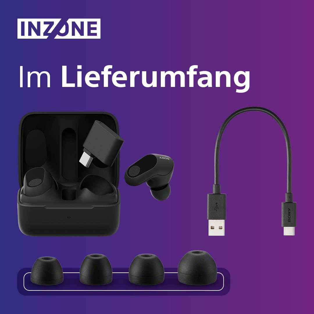 Sony INZONE Buds fără fir – Căști de gaming cu anulare a zgomotului - WFG700NV.CE7