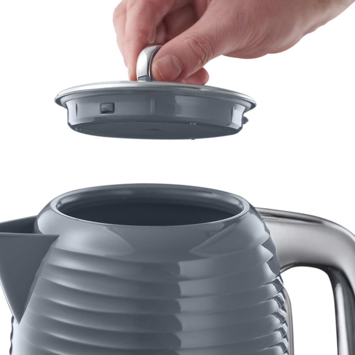 Russell Hobbs Inspire Kettle, Grey, 1.7 l, 2400 Watt - 24363-70