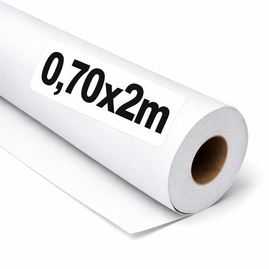 OFITURIA Kraft Paper White - Roll 0.70 × 2 m - 6 Rolls - Packaging Paper and Wrapping Paper - Craft Paper for DIY, Decoration and Sewing Patterns - Tear-Resistant and Easy to Cut - COM620-parent2