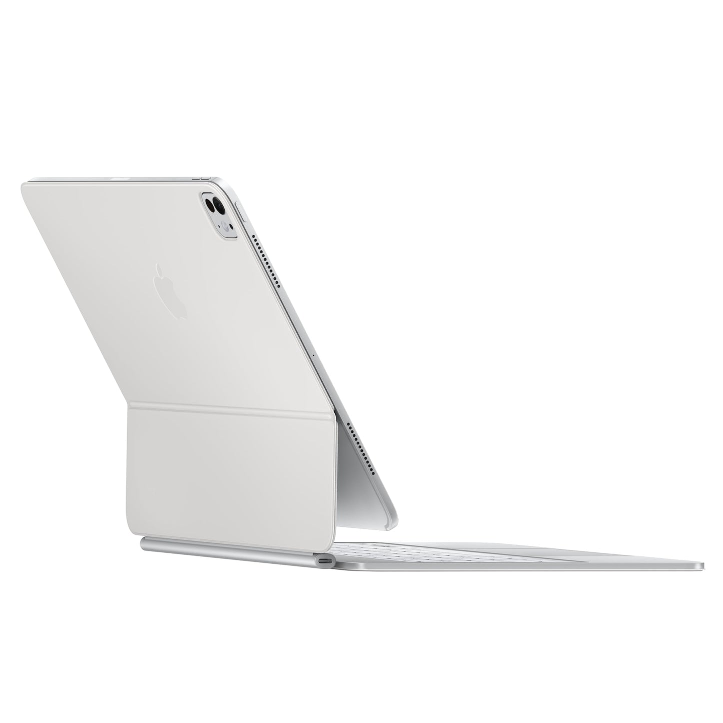 Apple iPad Magic Keyboard Case for the 13'' iPad Pro (M4) for comfortable typing, integrated trackpad, row of function keys, German - White  - MWR43D/A