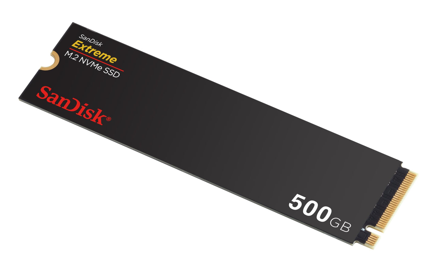 SanDisk Extreme M.2 NVMe SSD 500 GB (Internal SSD, PCIe Gen 4.0, up to 5,000 MB/s, nCache technology, 5 year warranty), Solid State Drive - SDSSDX3N-500G-G26