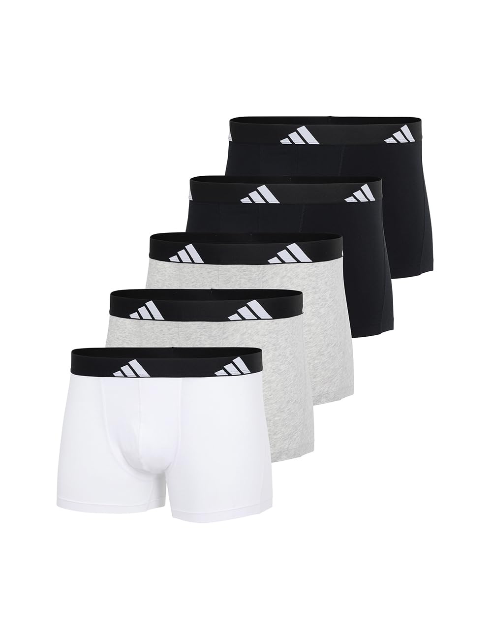 adidas Trunk (5PK) - Active Flex Cotton - Comfortable underwear, 917 Assorted, XXL - 4AM019