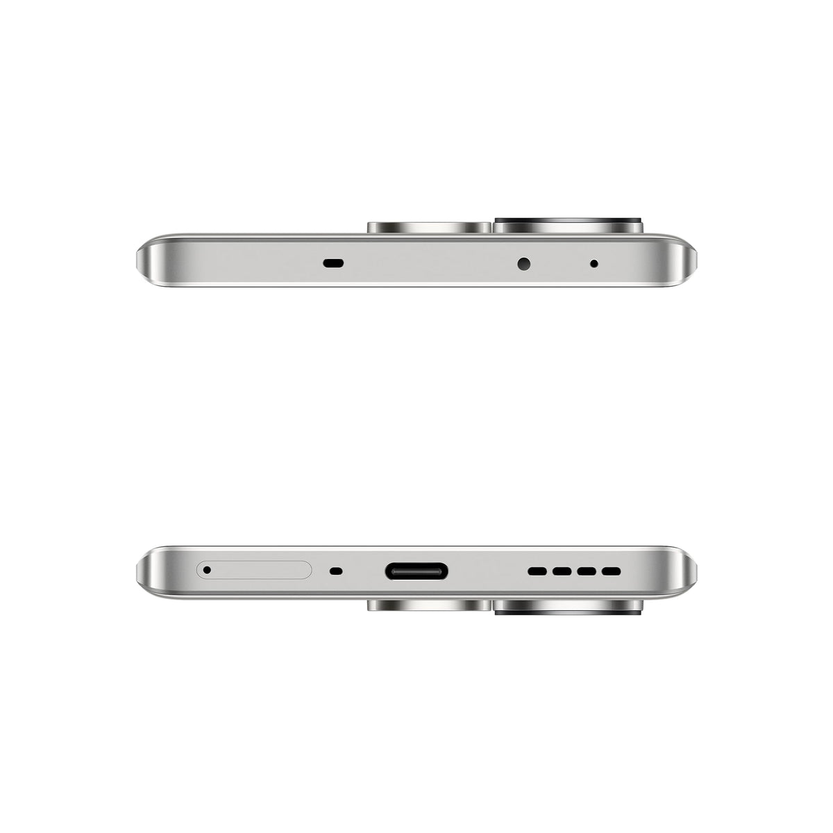 Smartphone realme GT6 5G 12+256 GB, chipset Snapdragon 8s Gen 3, display ultra luminos 6000nit, cameră Sony LYT-808 OIS, încărcare 120W SUPERVOOC, baterie masivă de 5500mAh, Fluid Silver (fără adaptor) - RMX3851