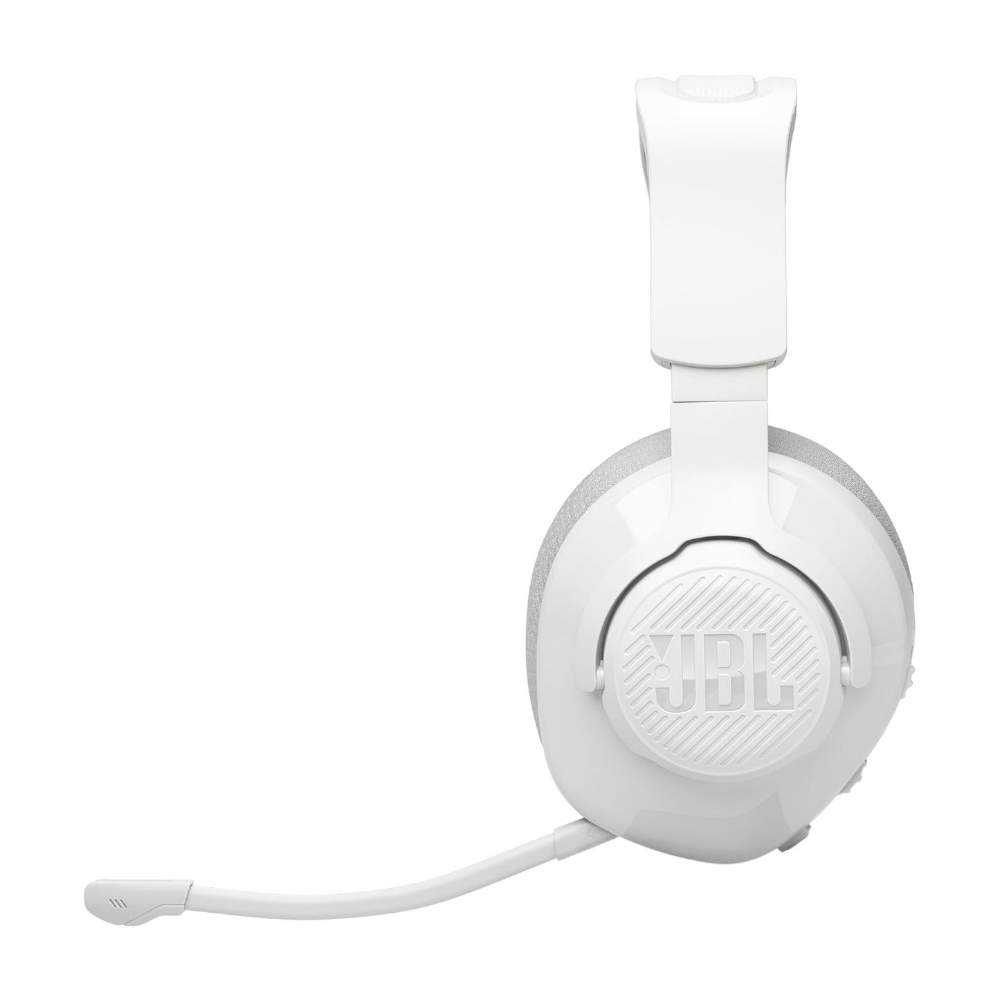 JBL Quantum 360 Wireless Over-Ear Gaming Headphones with 2.4GHz/Bluetooth Dual Wireless Connection, 22-Hour Battery, Multi-Platform Compatibility, Detachable Microphone with Mute, White - JBLQTUM360WHT