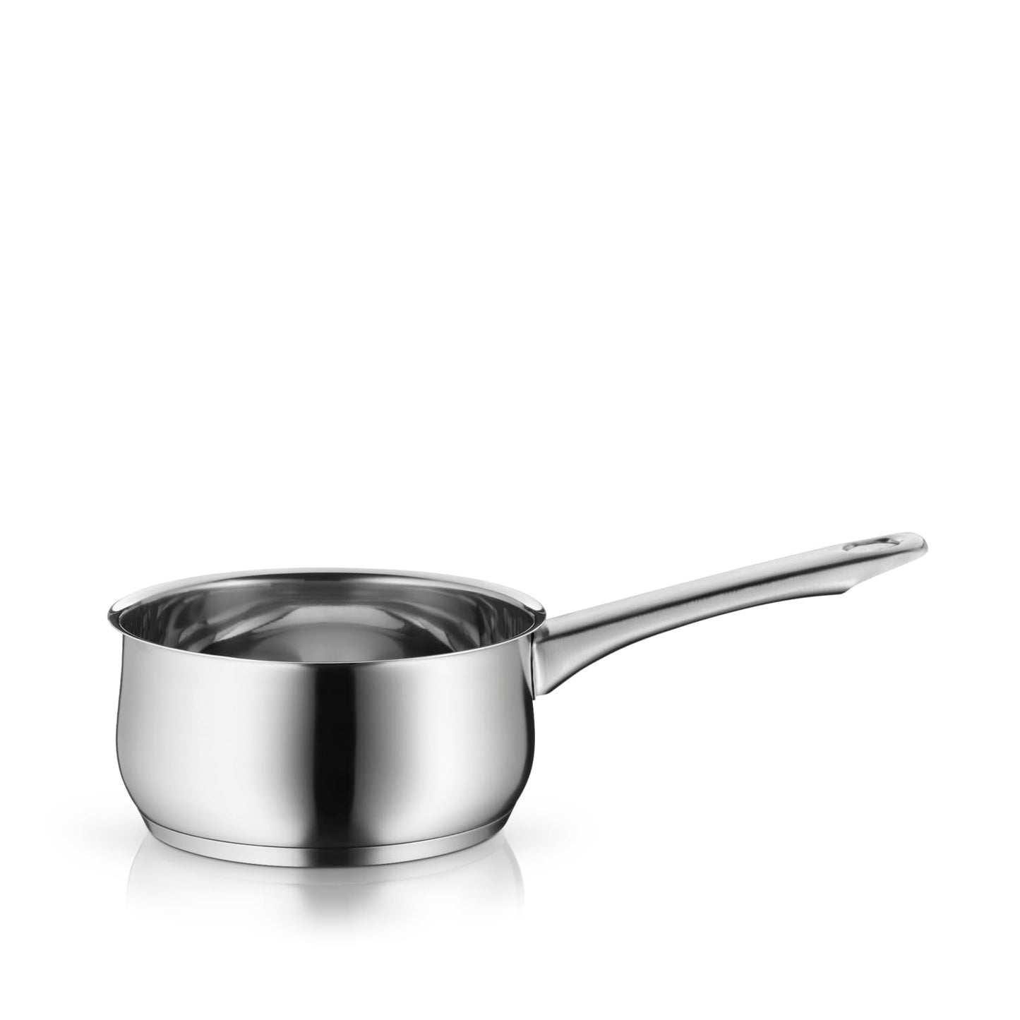 WMF Diadem Plus saucepan 16cm without lid, small saucepan 1.5l, induction milk pan, polished Cromargan stainless steel, uncoated - 739176041