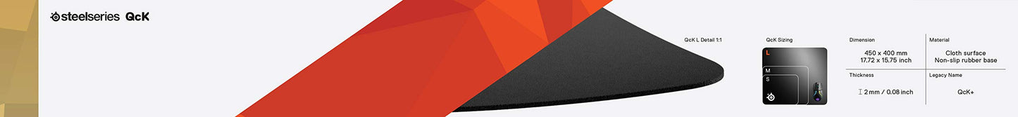 SteelSeries QcK Large Black