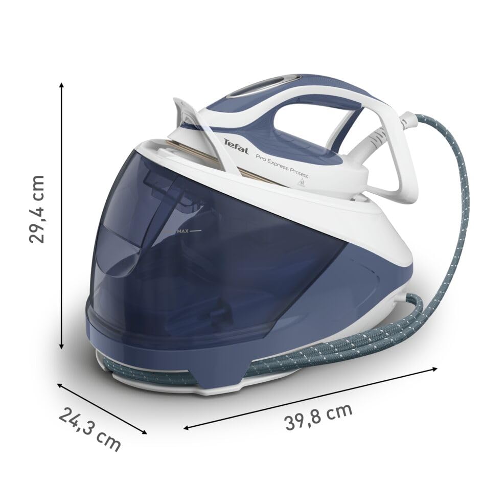 Tefal Pro Express Protect stație de călcat cu aburi, 7,6 Bar presiune a aburului - GV9225
