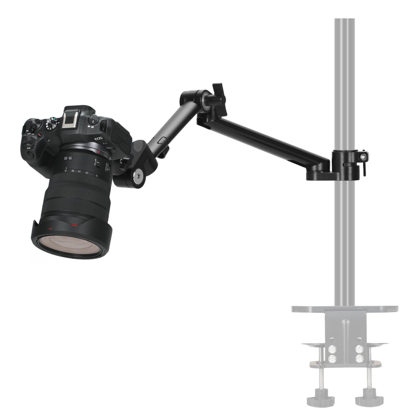 TARION Titanrig Arm Module Z: Camera Table Tripod Overhead Tripod Table Mount Clamp Tripod Flexible Joint Arm Table Mount for DSLR Cameras Ring Lights Webcam Titanrig (Z)