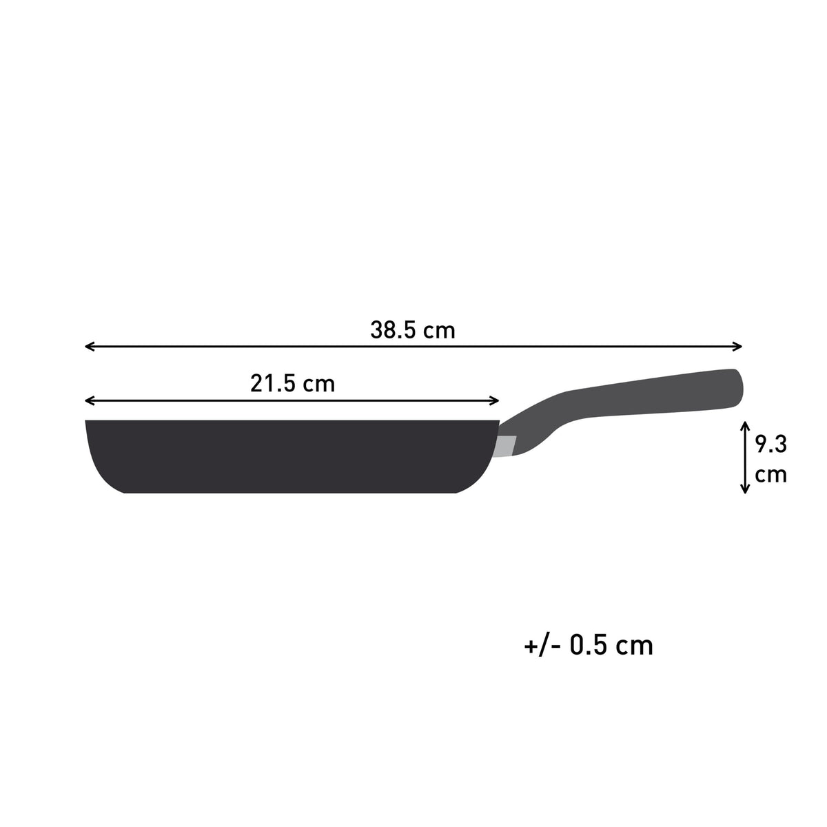 Tefal Duetto On Frying Pan 20 cm, uncoated, thick heat diffusion base, comfortable handle, durable, suitable for all types of cooktops, stainless steel, B8660234