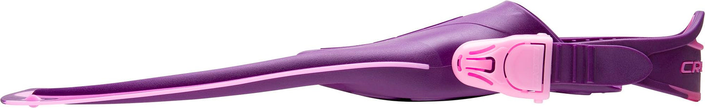 Cressi Rocks Kid Snorkeling Fins for Children - Adjustable Fins - Quick Putting On, Adjustable Foot Area - Diving Fins & Swimming Fins Children - Pink - L/X (34/38) - USF020304P