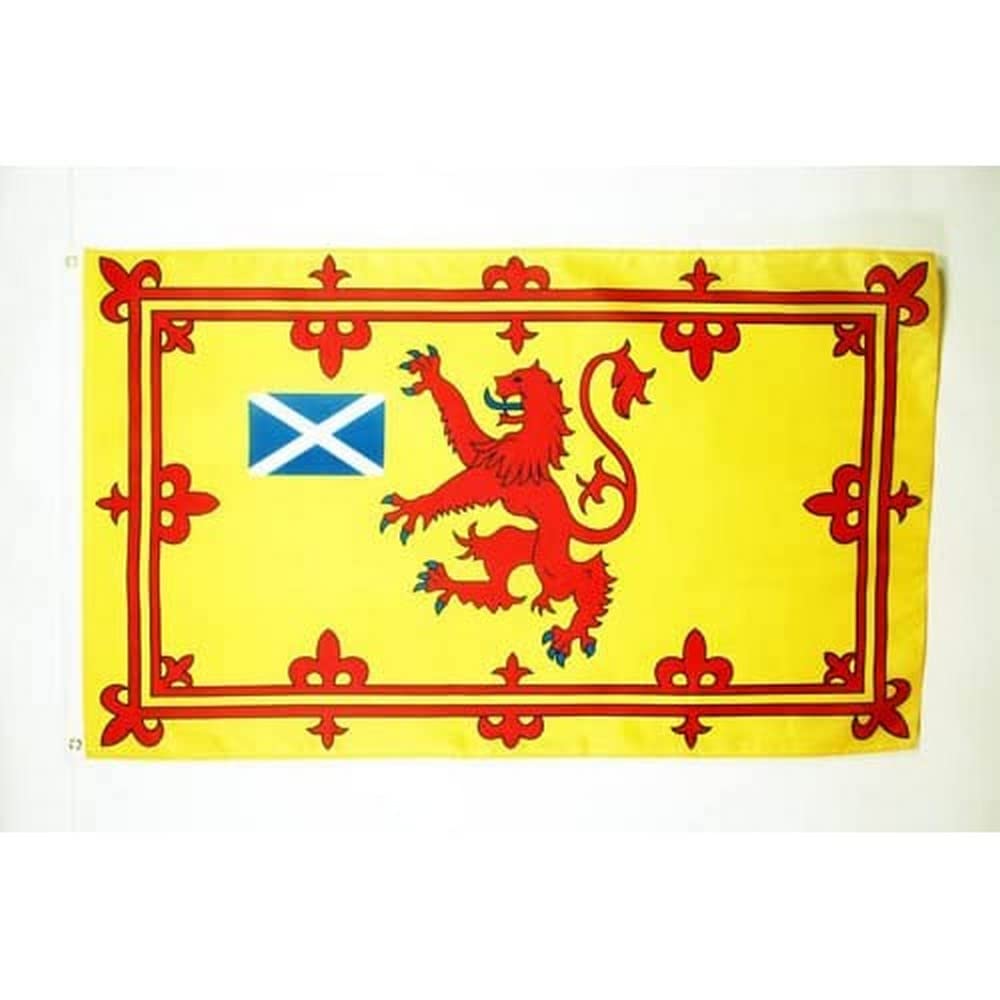 AZ FLAG - Scotland Royal Flag - 250x150 cm - Large Scottish Flag 100% Polyester with Brass Eyelets - 300g - K_542