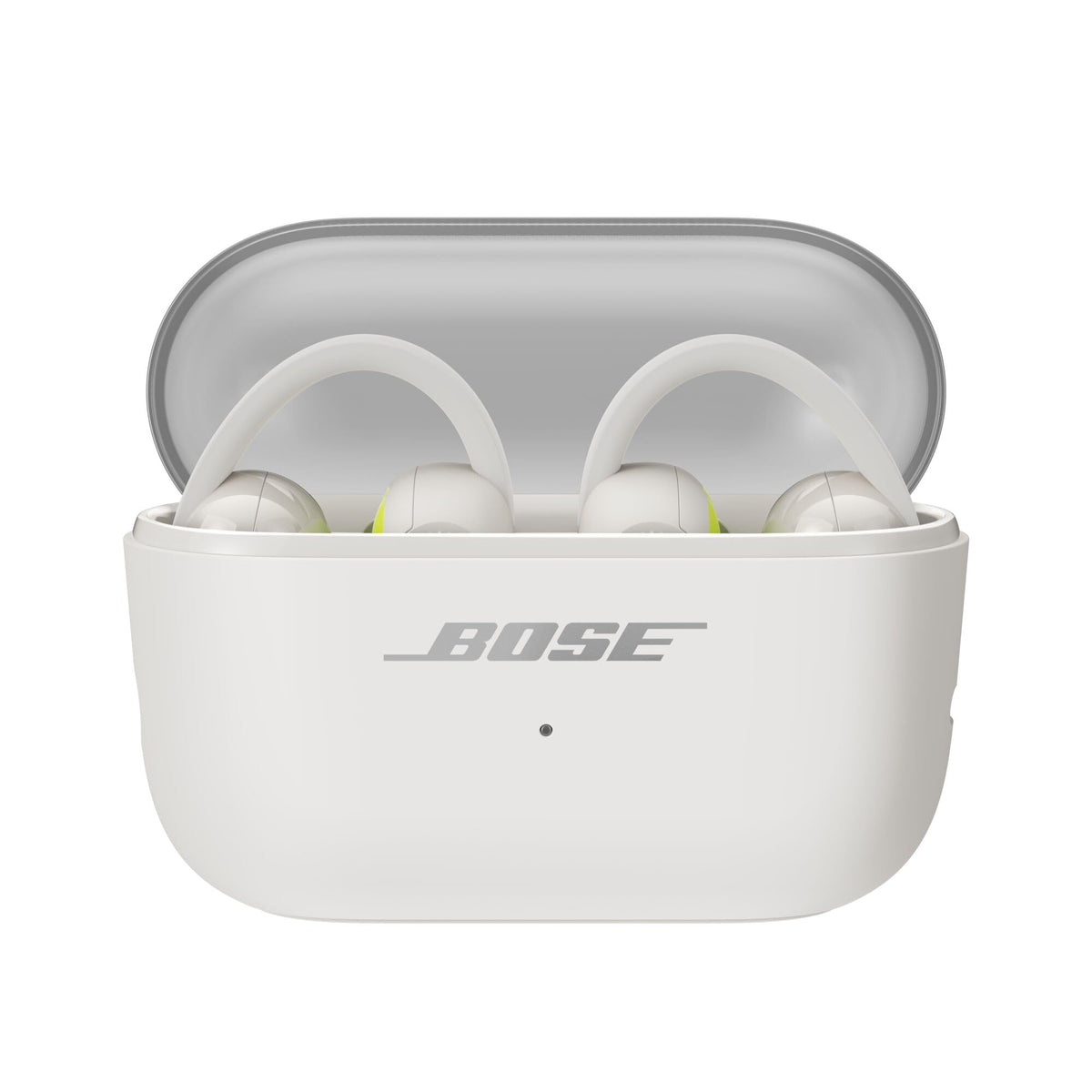 Bose Sport Open Earbuds – căști wireless, cu prindere, încărcare USB-C, până la 22 de ore de redare, rezistente la transpirație, IP54, potrivite pentru antrenamente, microfoane pentru apeluri clare, alb fumuriu - 901149-0020