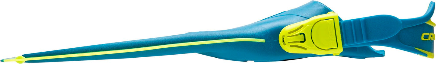 Cressi Rocks Kid Snorkeling Fins for Children - Adjustable Fins - Quick Putting On, Adjustable Foot Area - Diving Fins & Swimming Fins Children - Blue - S/M (26/32) - USF020202B