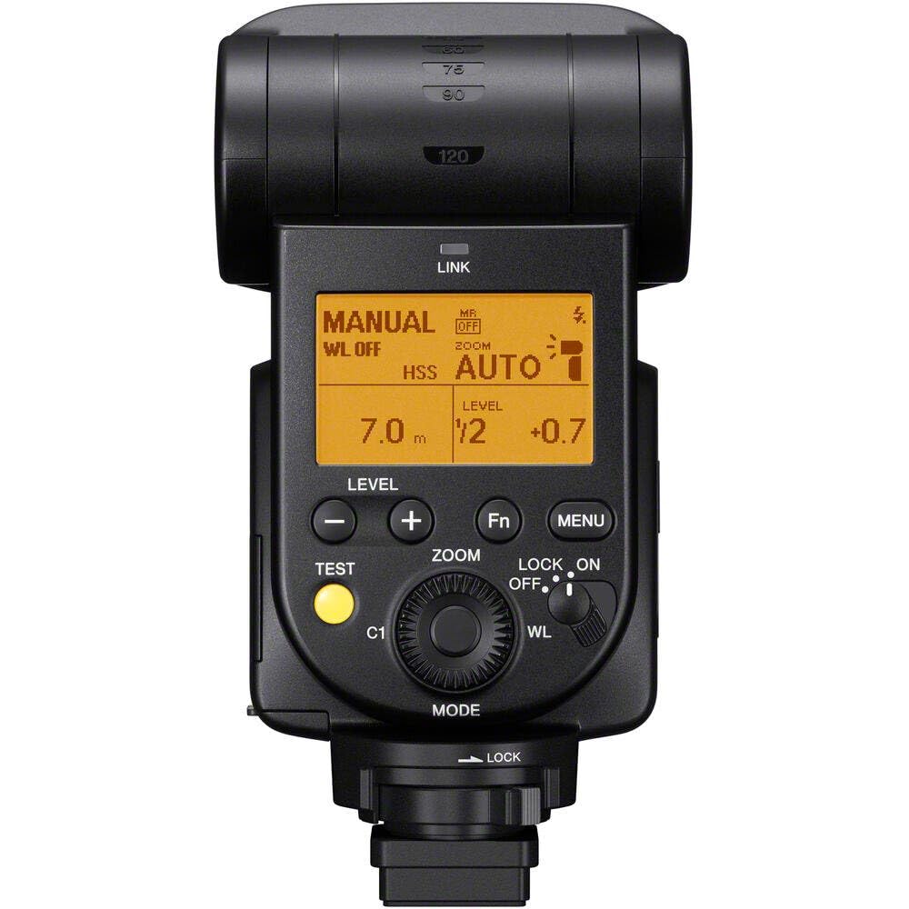 Sony HVL-F60RM2 | External Flash with Wireless Remote Control (GN60 Power, Multi Flash, High-Speed Sync, 10 BPS, Quick Shift Bounce), Black, HVLF60RM2.CE7